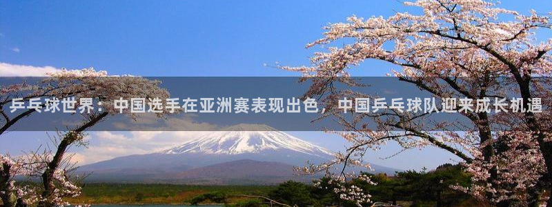 乒乓球世界：中国选手在亚洲赛表现出色，中国乒乓球队迎来成长机遇