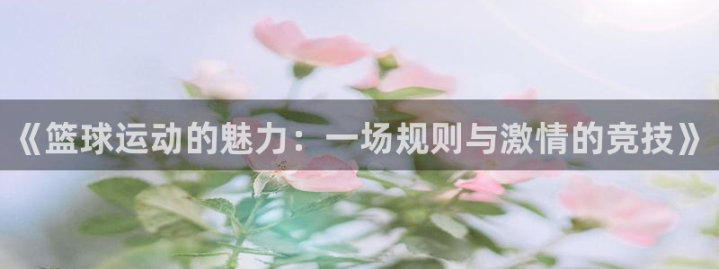 《篮球运动的魅力：一场规则与激情的竞技》